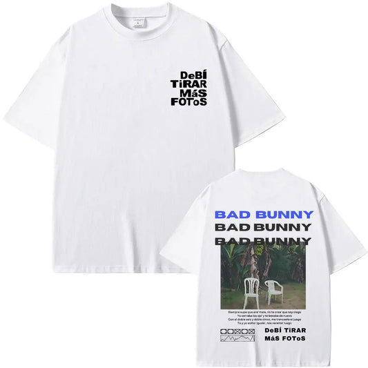 Bad Bunny "DeBí Tirar Más Fotos" White T-Shirt