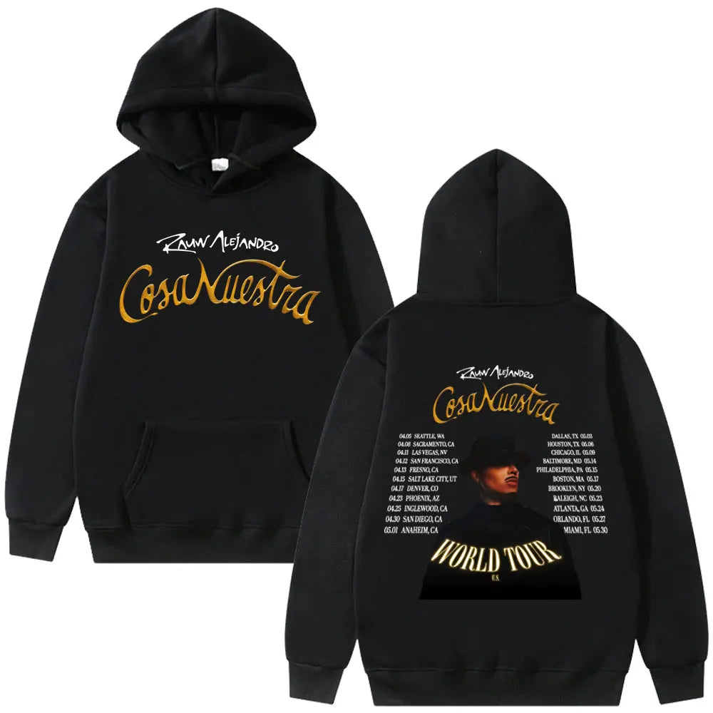 Rauw Alejandro Cosa Nuestra World Tour Hoodie - Gray