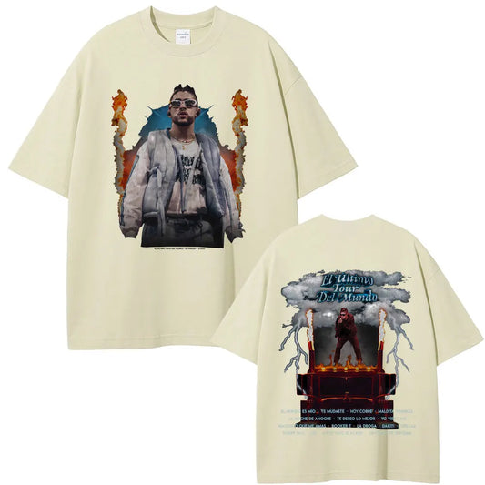 Bad Bunny El Último Tour Del Mundo T-Shirt – Beige