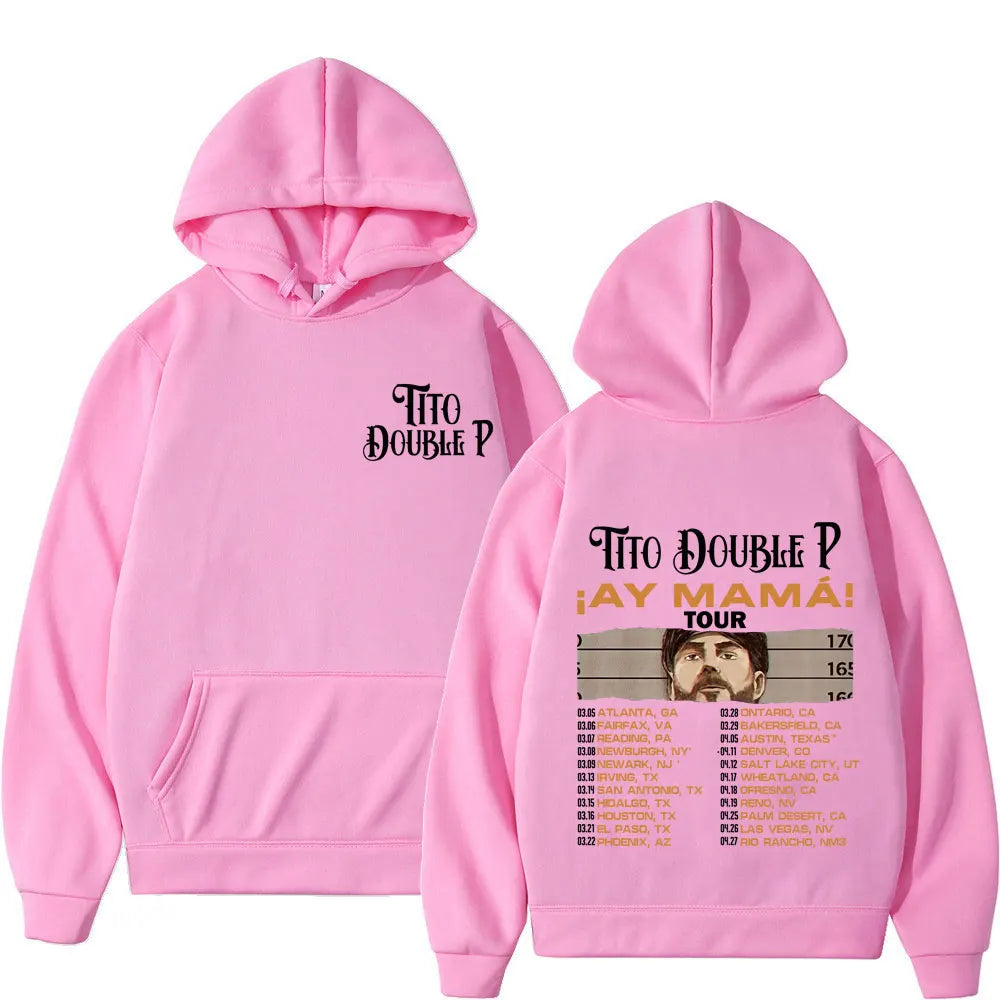 Tito Double P Ay Mamá Tour Hoodie – Pink