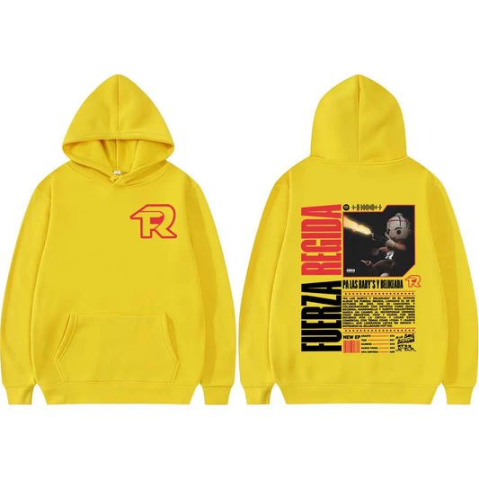 Fuerza Regida Regulated Force 2025 Tour Hoodie (Yellow)