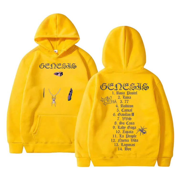 Peso Pluma Genesis Music Album Hoodie - Yellow