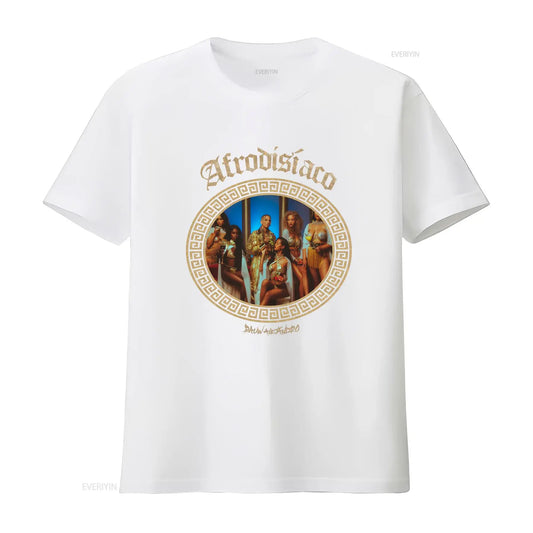 Rauw Alejandro “Afrodisíaco” Album Cover T-Shirt – White