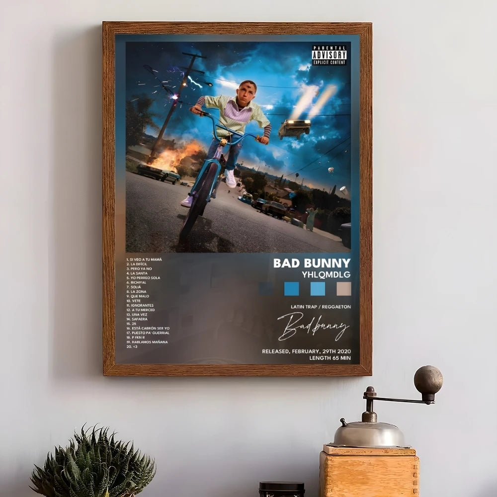 Bad Bunny YHLQMDLG Album Poster Print