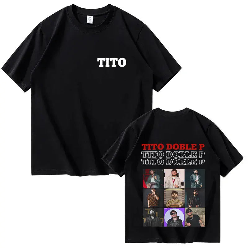 Tito Double P Trendy Album T-Shirt – Black