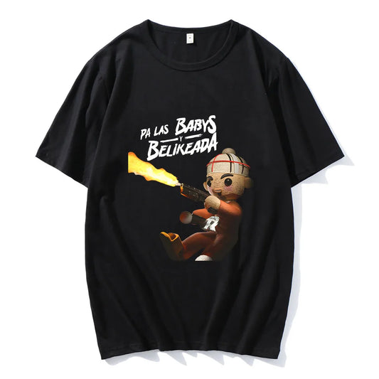 Fuerza Regida “Pa Las Babys y Belikeada” Tour T-Shirt (Black)