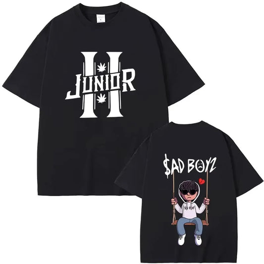 Junior H “Sad Boyz” T-Shirt – Black