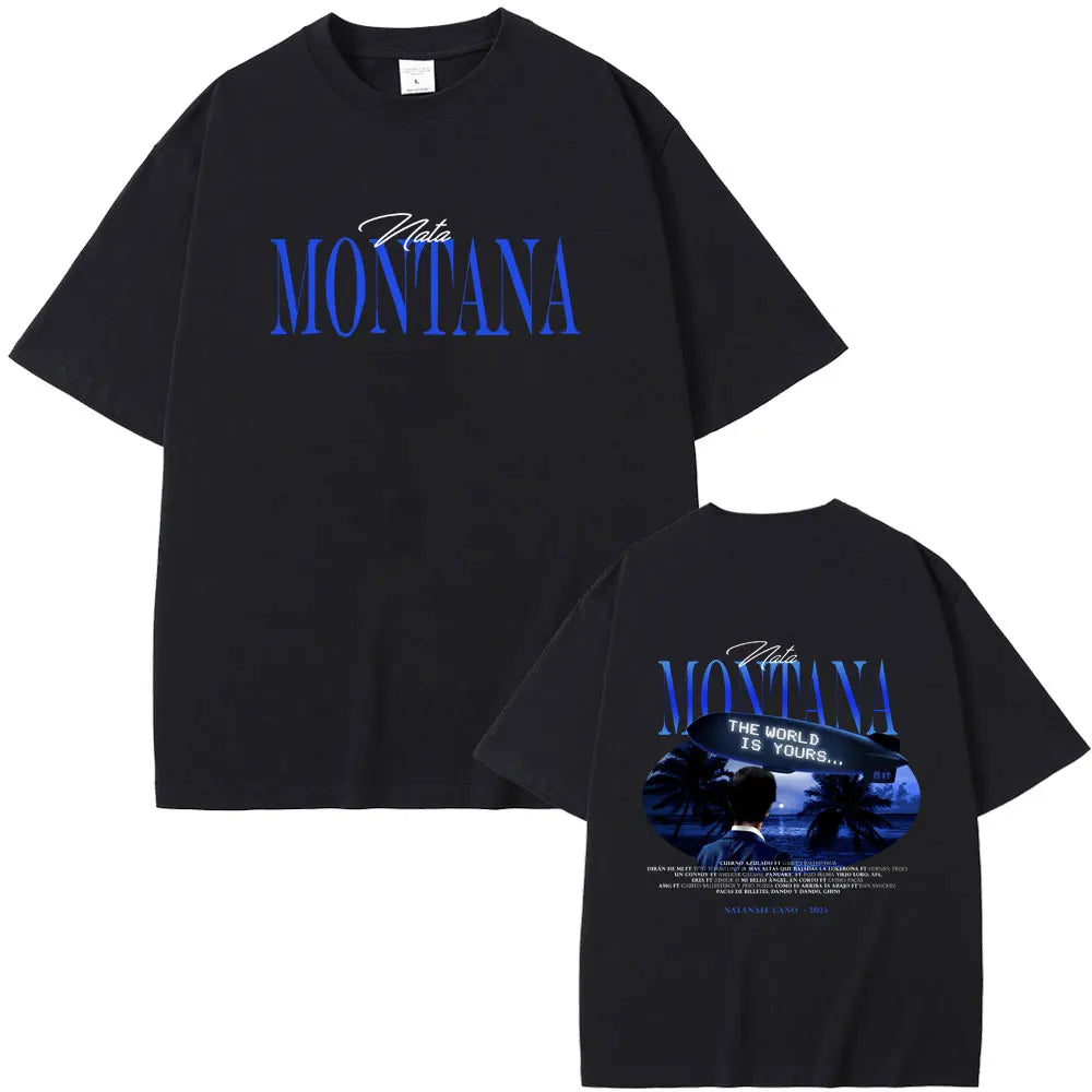 Nata Montana Black T-Shirt – Natanael Cano