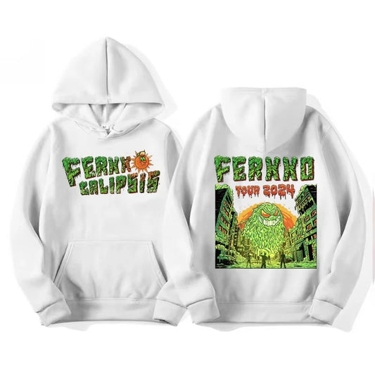 Feid “Ferxxo Tour 2024” Hoodie – White
