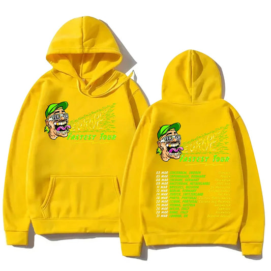 Feid “Europe Fastest Tour” Hoodie – Yellow