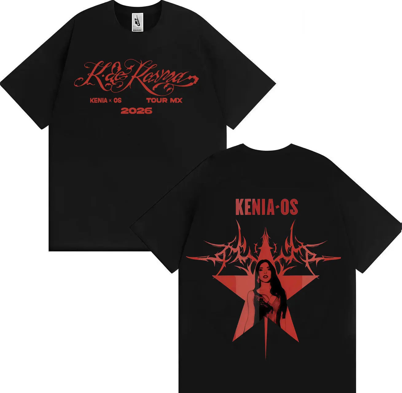 Kenia OS La Kasita Tour MX 2026 T-Shirt - Black