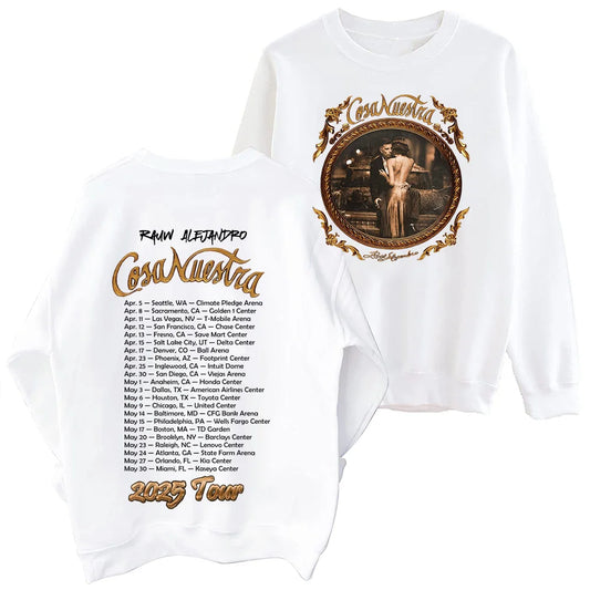 Rauw Alejandro Sweatshirt – Cosa Nuestra White