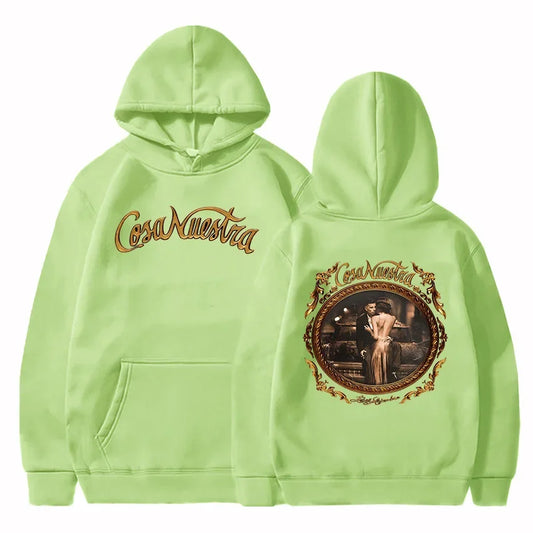 Rauw Alejandro Hoodie – Cosa Nuestra Light Green