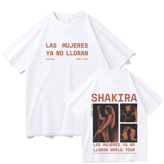 Shakira “Las Mujeres Ya No Lloran” World Tour T-Shirt (White)