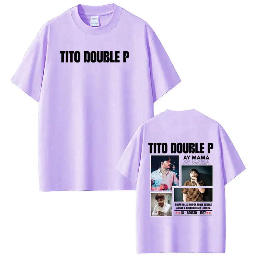 Tito Double P “Ay Mamá! Tour 2025” T-Shirt – Pink