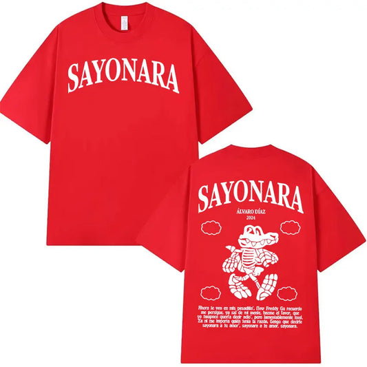 Alvaro Diaz Sayonara Tour 2025 T-Shirt – Gray