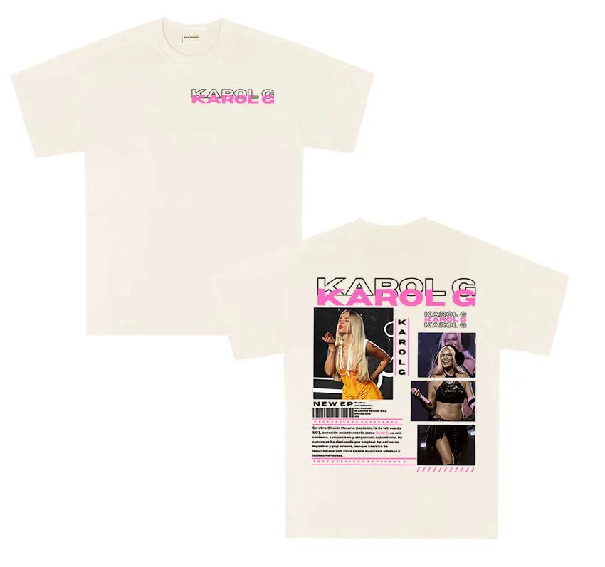 Karol G T-Shirt – Tour 2025 Beige