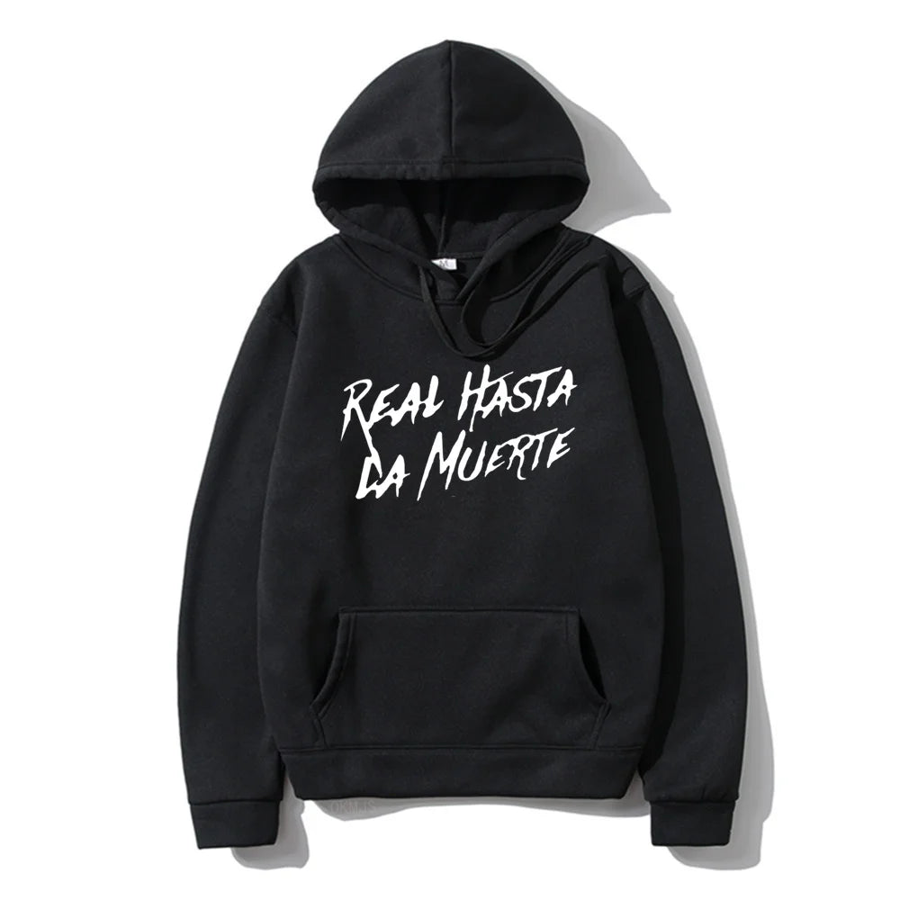 Anuel AA Real Hasta La Muerte Hoodie – Black