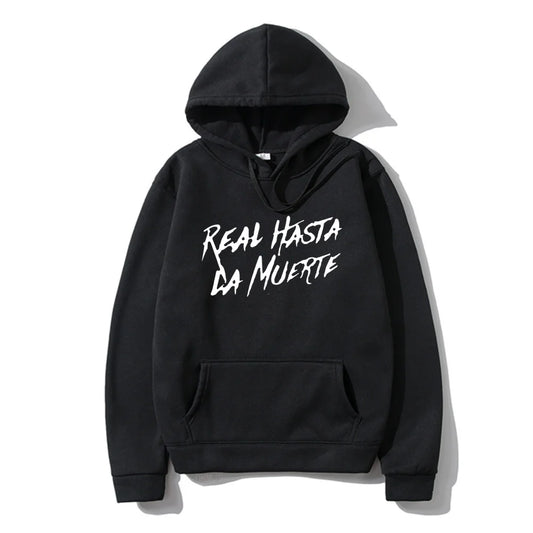 Anuel AA Real Hasta La Muerte Hoodie – Black