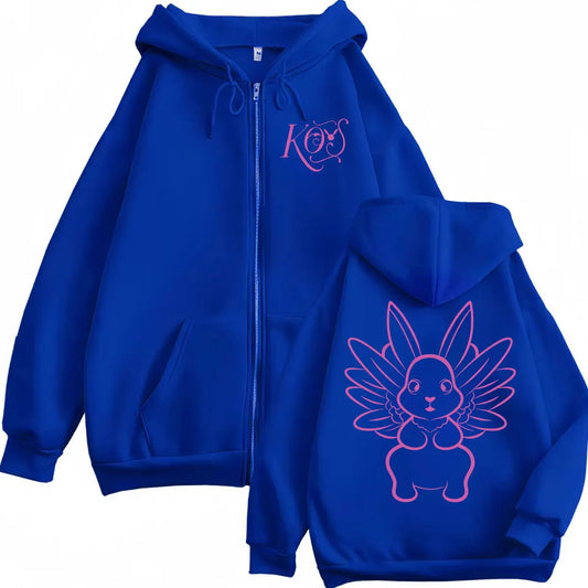 Kenia OS Zipper Hoodie – Blue