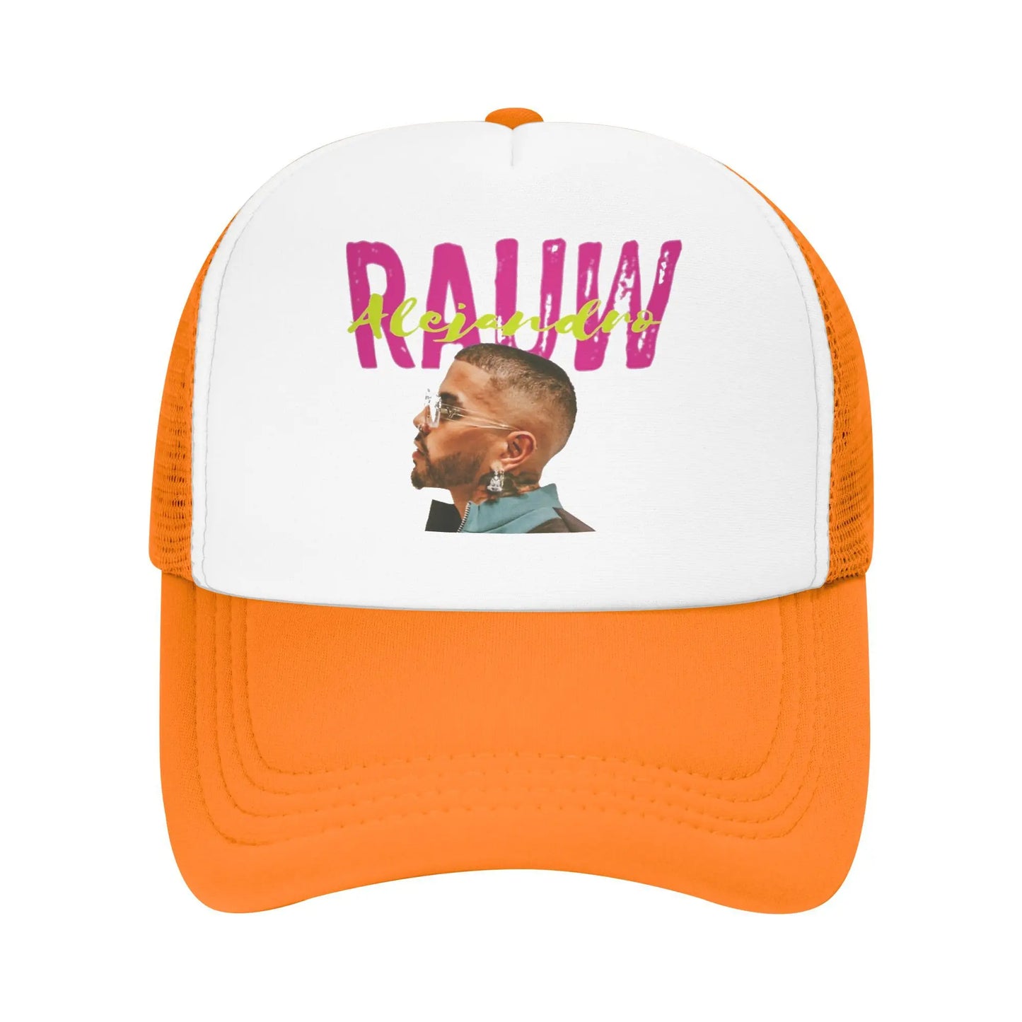 Rauw Alejandro Mesh Baseball Cap (Orange)