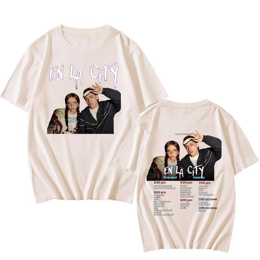 Trueno & Young Miko “EN LA CITY” T-Shirt – Beige