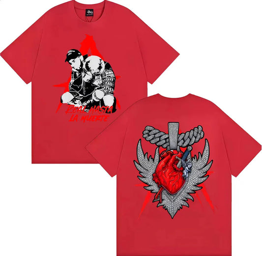 Anuel AA Real Hasta La Muerte World Tour T-Shirt – Red