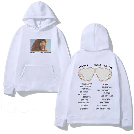 Shakira LMYNL World Tour Hoodie – White