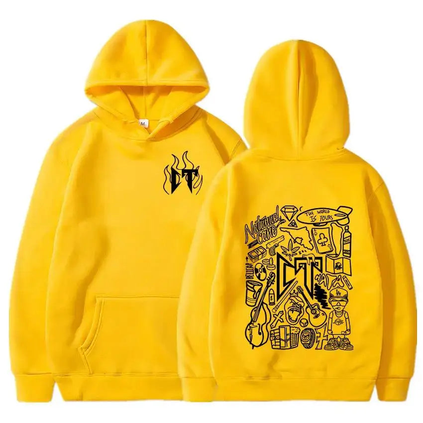 Natanael Cano “The World Is Yours” Hoodie – Black