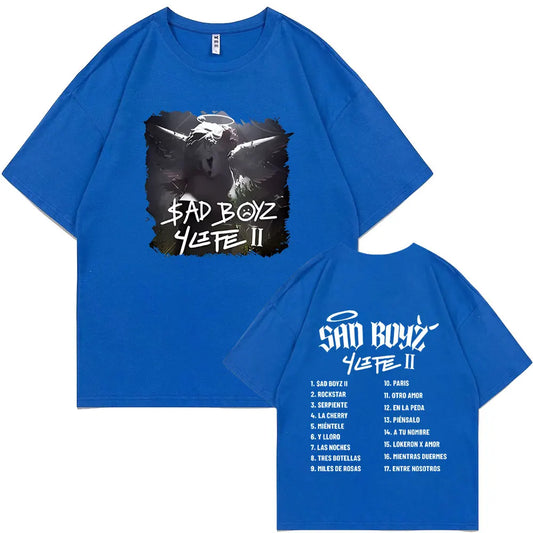 Junior H Sad Boyz 4 Life II T-Shirt – Blue