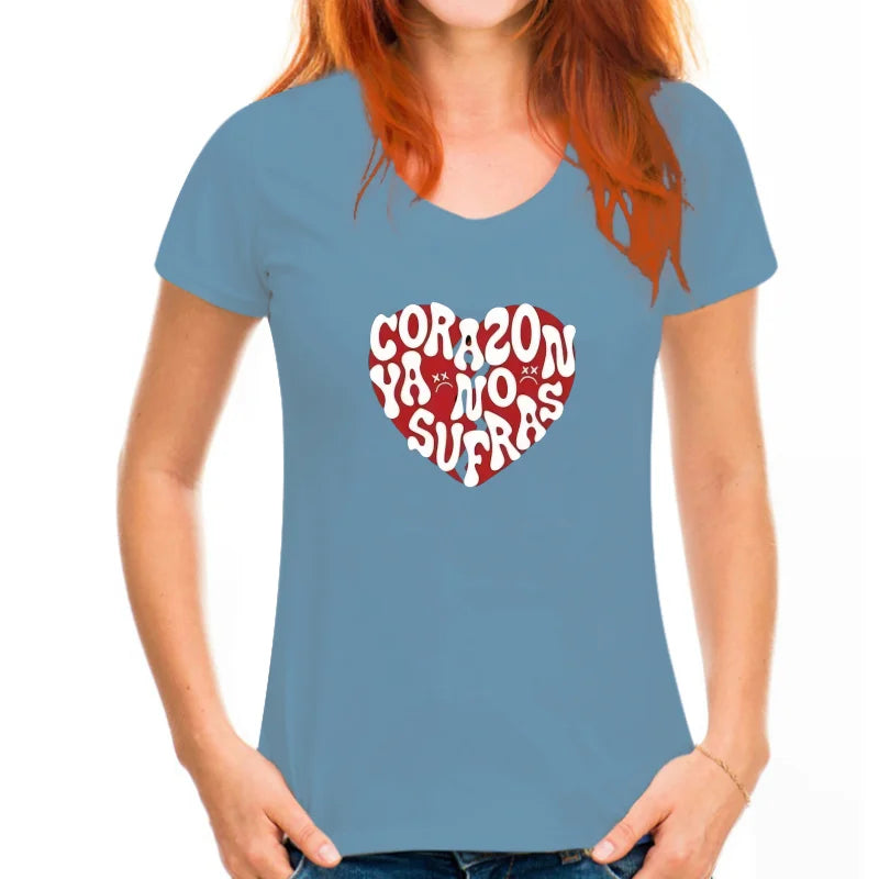 Junior H Corazón Ya No Sufras T-Shirt – Green