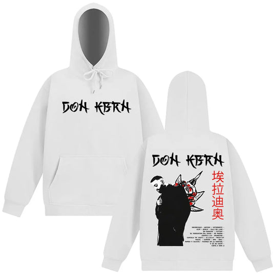 Eladio Carrión DON KBRN 2025 White Hoodie