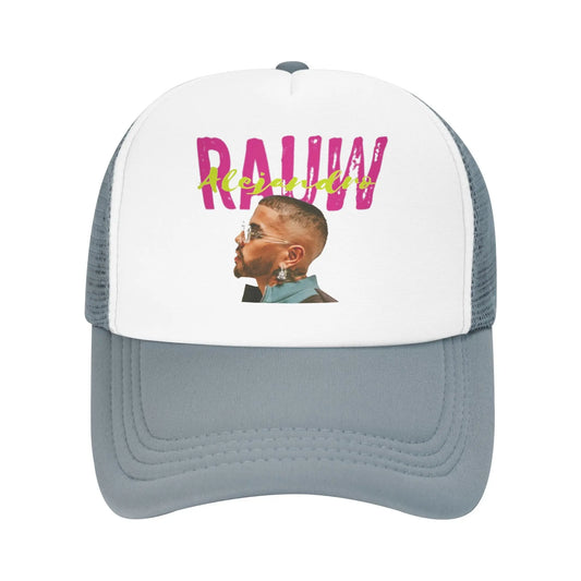 Rauw Alejandro Mesh Trucker Cap (Gray)