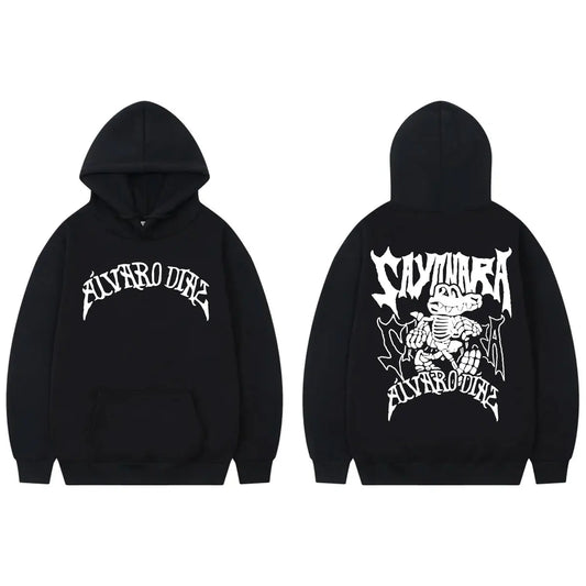 Alvaro Diaz Double Sided Hoodie – Black