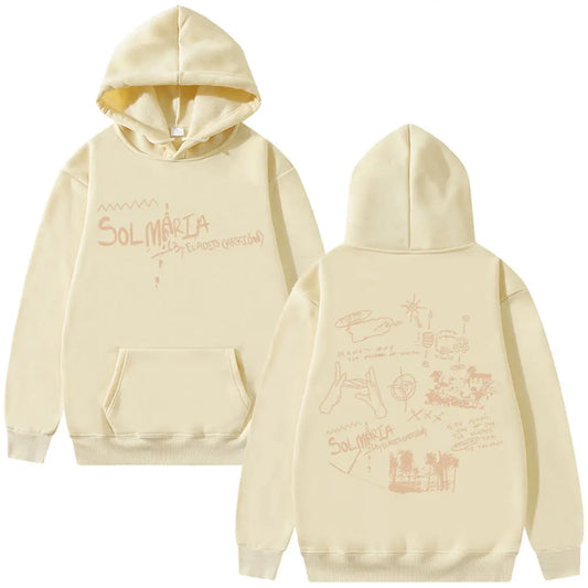 Eladio Carrion Sol Maria hoodie - beige