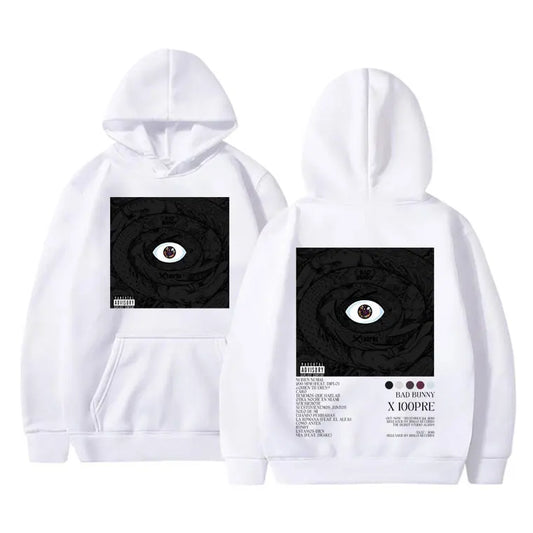Bad Bunny X 100PRE Hoodie – White