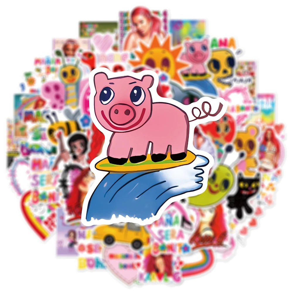Karol G Stickers – Mañana Será Bonito (10 PCS)
