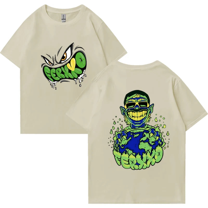 Feid Ferxxo SIXDO Beige T-Shirt