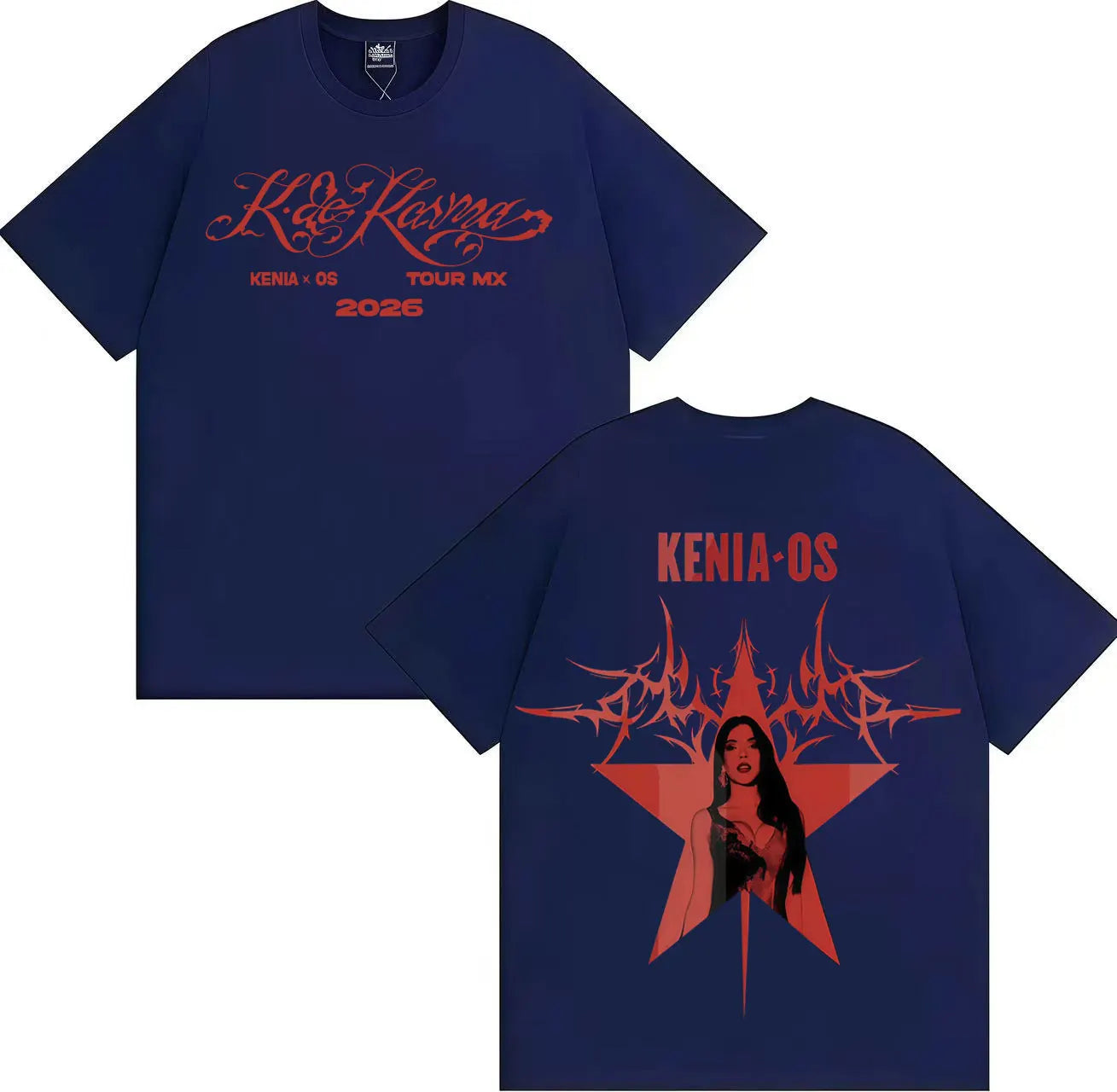 Kenia OS La Kasita Tour MX 2026 T-Shirt - Navy Blue