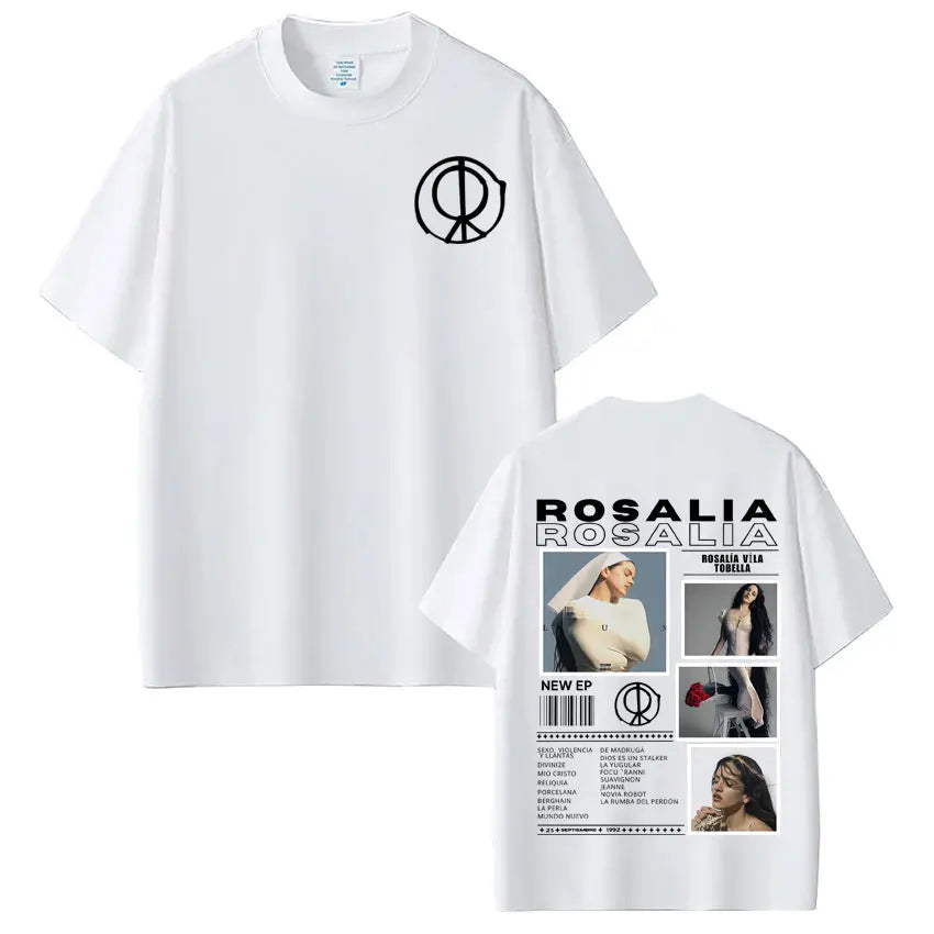 Rosalía LUX Album Tour 2025 T-Shirt – White