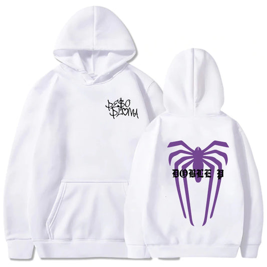 Peso Pluma “Doble P” Hoodie – White
