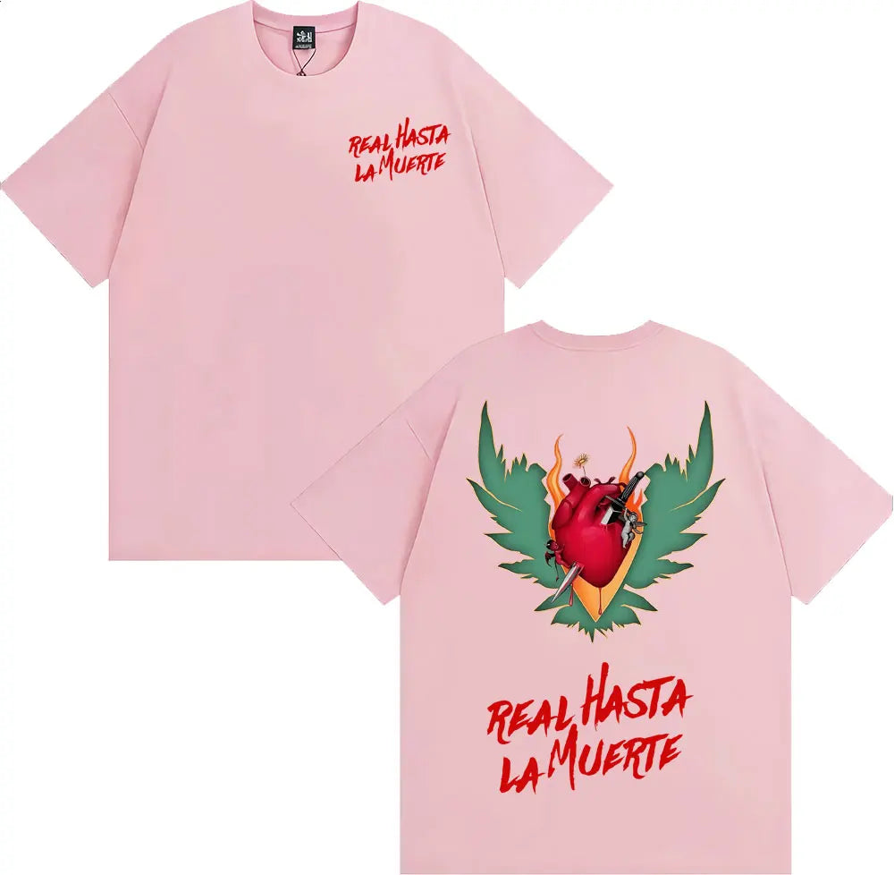 Anuel AA RHLML 2 “Real Hasta La Muerte” T-Shirt – Pink