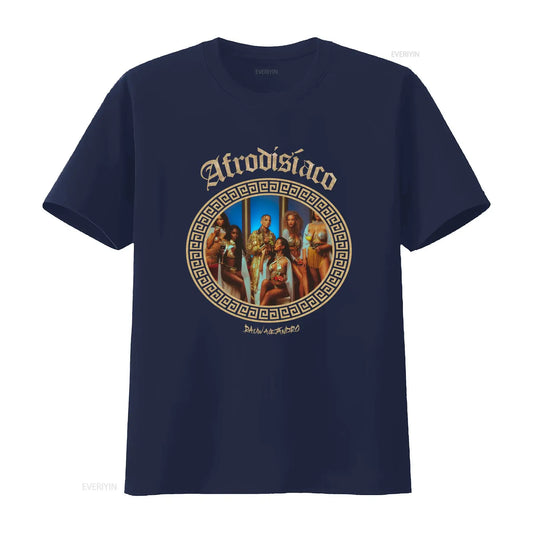 Rauw Alejandro “Afrodisíaco” Album Cover T-Shirt – Navy Blue