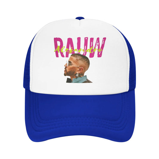 Rauw Alejandro Mesh Trucker Cap (Blue)