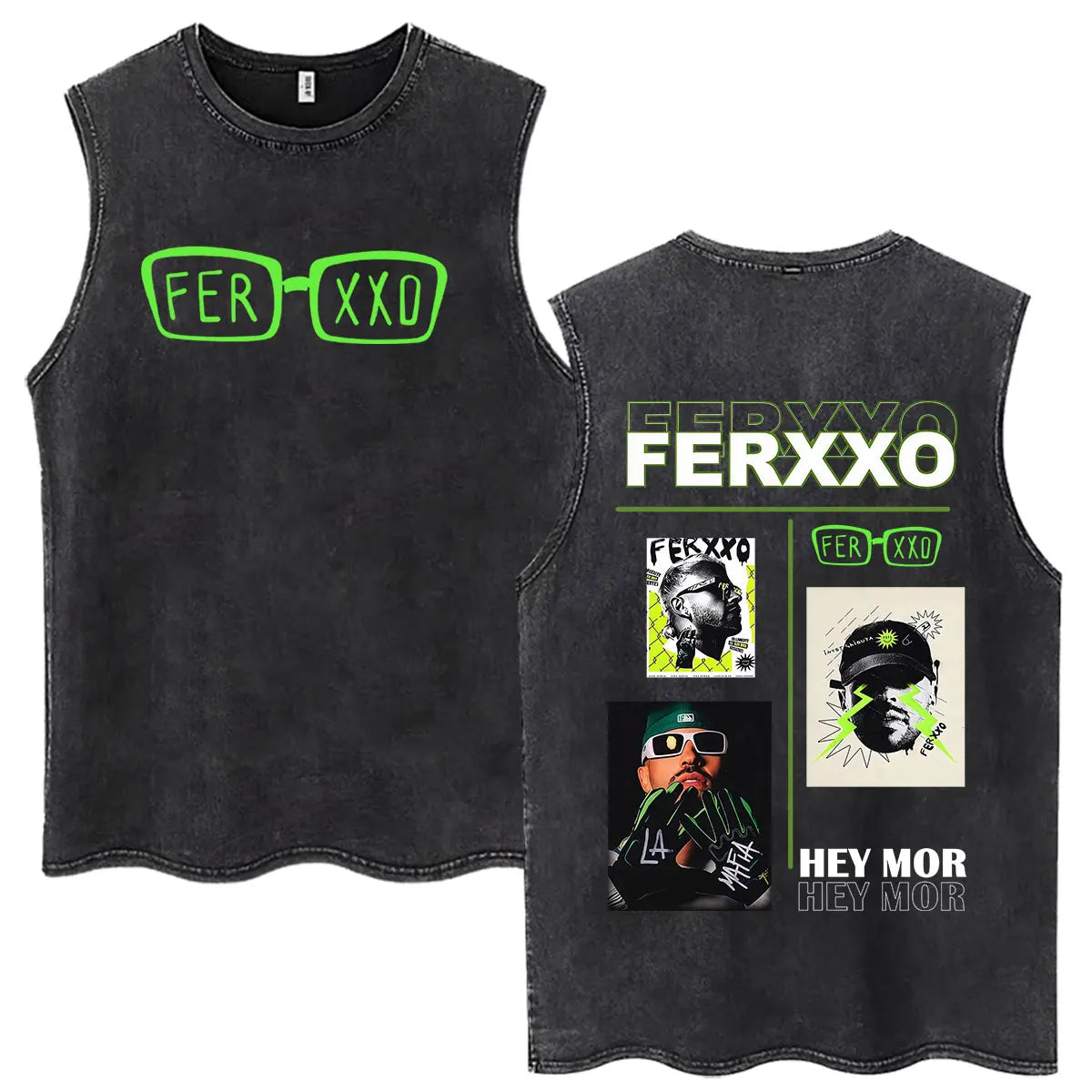 Feid EL GREEN PRINT: La Saga FEID VS FERXXO Tour 2026 Tank Top