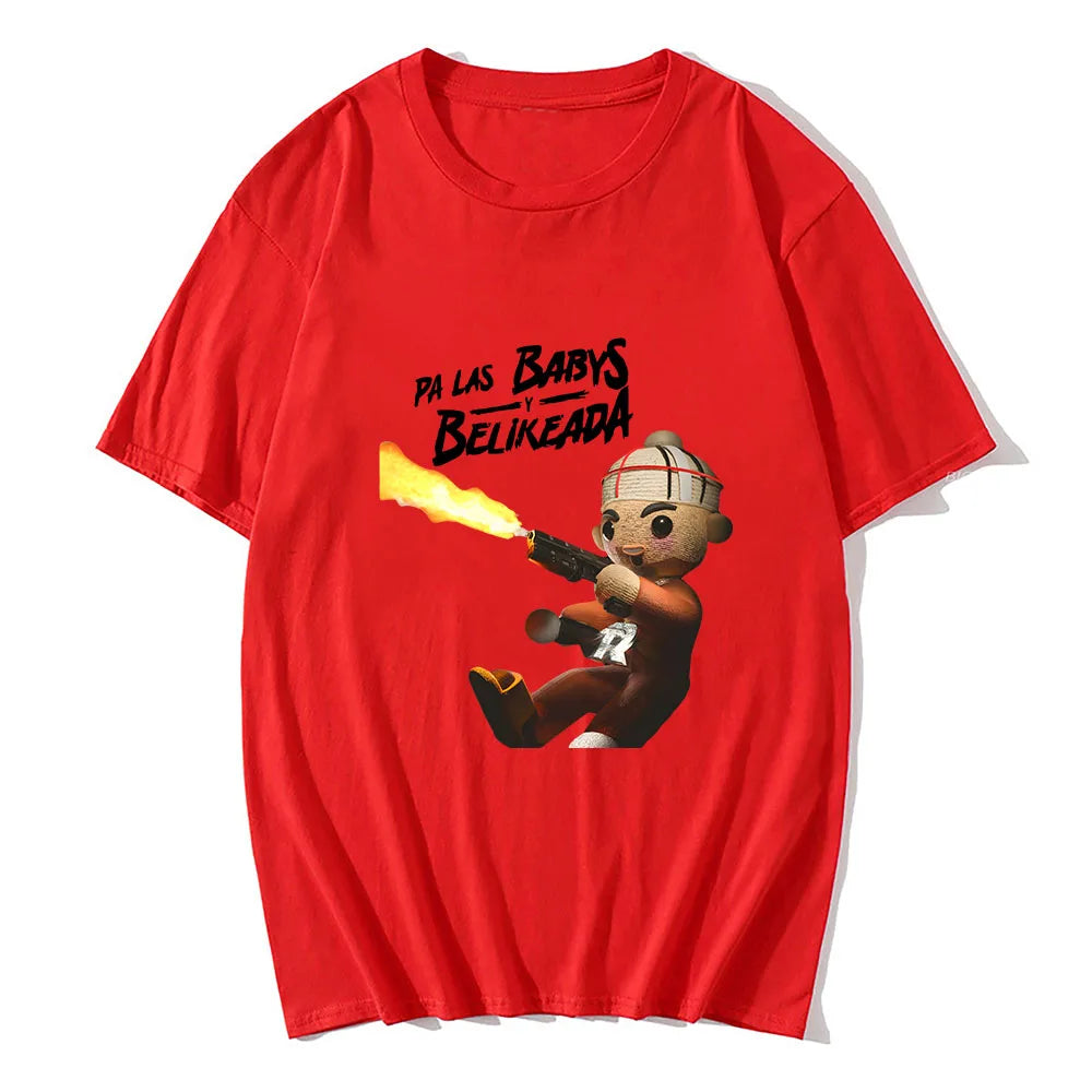 Fuerza Regida “Pa Las Babys y Belikeada” Tour T-Shirt (Red)