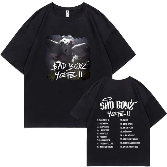 Junior H Sad Boyz 4 Life II T-Shirt – Black