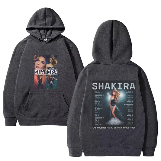 Shakira Hoodie – “Las Mujeres Ya No Lloran” World Tour Dark Grey