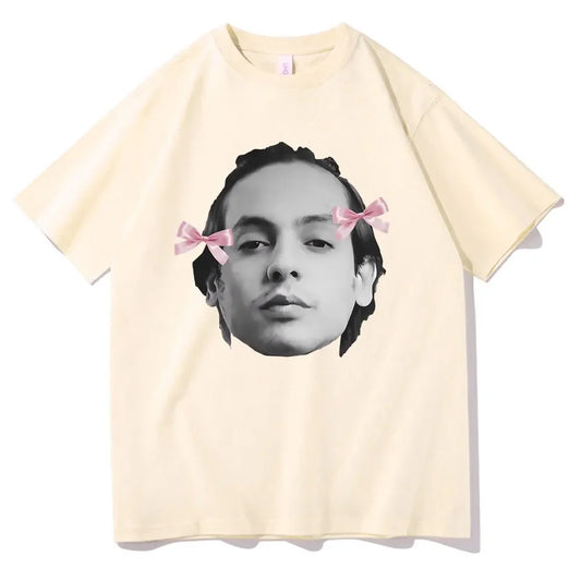 Natanael Cano “Pink Bows” T-Shirt – Beige