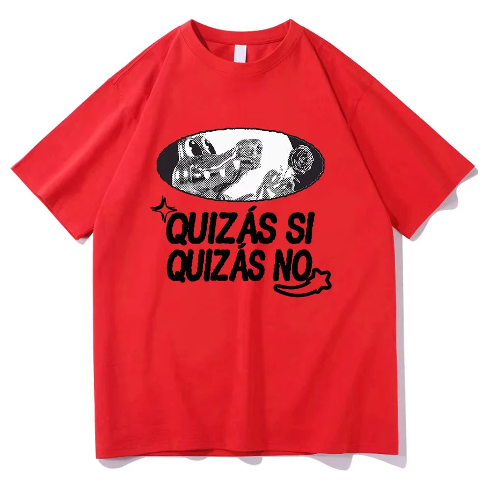 Alvaro Diaz “Maybe Yes, Maybe Not” T-Shirt – Red